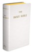 Douay-Rheims Pocket-Size Bible, Genuine Leather, White