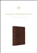 ESV Personal Reference Bible, TruTone Imitation Leather, Brown with Cross Grid Design