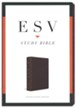 ESV Study Bible, Burgundy Genuine Leather