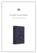 ESV Student Study Bible, navy cloth over board with vine design