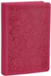 ESV Student Study Bible--soft leather-look, berry with floral design