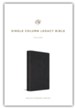 ESV Single-Column Legacy Bible--soft leather-look, black