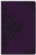 ESV Value Compact Bible--soft leather-look, lavender with filigree design