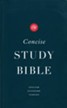 ESV Concise Study Bible--soft leather-look, brown