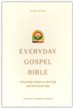 ESV Everyday Gospel Bible--soft leather-look, chestnut