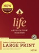 NIV Life Application Large-Print Study Bible, Third Edition--hardcover, red letter (indexed)