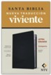 NTV Santa Biblia, Edición Compacta Letra Grande, LeatherLike, Black