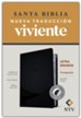 NTV Santa Biblia, Edición Compacta Letra Grande, LeatherLike, Black, Indexed