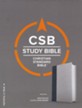 CSB Study Bible, Gray & Black Linen, Thumb-Indexed