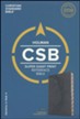 CSB Super Giant Print Reference Bible, Charcoal LeatherTouch, Thumb-Indexed