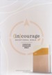 CSB (in)courage Devotional Bible--soft leather-look, desert/mustard/alabaster