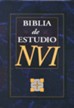 Biblia de Estudio NVI, Piel Imit. Negra  (NIV Study Bible, Imit. Leather Black)