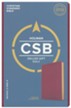 CSB Deluxe Gift Bible, Burgundy; LeatherTouch  - Slightly Imperfect