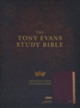 CSB Tony Evans Study Bible--soft leather-look, burgundy (indexed)