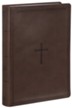 CSB Super Giant-Print Reference Bible--soft leather-look, brown