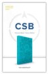 CSB Thinline Bible, Value Edition--LeatherTouch, teal