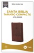 RVR 1960 Santa Biblia, Letra Grande, Tamaño Compacto, Café con Índice y Cierre (Compact Holy Bible, Large Print, LeatherSoft Brown with Zipper & Indexed)