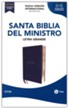 NVI Minister's Holy Bible--soft leather-look, navy blue (indexed) - Slightly Imperfect