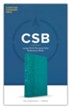 CSB Large Print Personal Size Reference Bible-- LeatherTouch, teal (indexed)