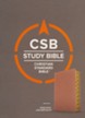 CSB Study Bible, Rose Gold LeatherTouch, Indexed