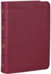 CSB Large Print Compact Reference Bible, Cranberry Soft Imitation Leather