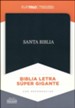 Biblia RVR 1960 Letra Super Gigante, Piel Fab. Negra, Ind.  (RVR 1960 Super Giant-Print Bible, Bon. Leather, Black, Ind.)