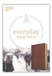 CSB Everyday Study Bible--soft leather-look, British tan