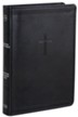 CSB Everyday Study Bible--soft leather-look, black