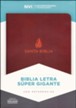 Biblia NVI Letra Super Gigante, Piel Fabricada Marron  (NVI Super Giant Print Bible, Brown Bonded Leather)