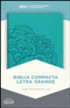 Biblia Compacta NVI Letra Grande, Piel Simil Aqua, Indice  (NVI Compact Large Print Bible, Imit. Leather Aqua, Ind.) - Slightly Imperfect