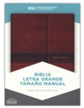 Biblia NVI Letra Grande Tam. Manual, Piel Imit. Marron c/ Cierre  (NVI Lge.Print Handy-Size Bible, Brown Imit.Leather w/ Flap)