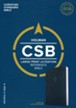 CSB Large-Print Ultrathin Reference Bible, charcoal cloth over board