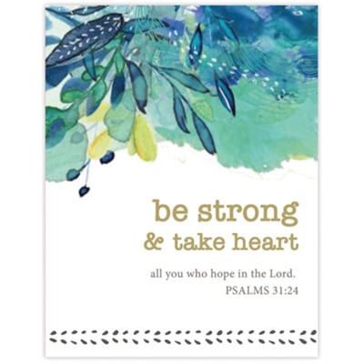 Be Strong and Take Heart Magnet  -     By: Amylee Weeks
