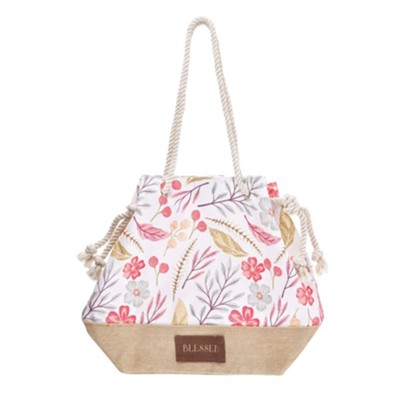 Blessed Floral Tote  - 