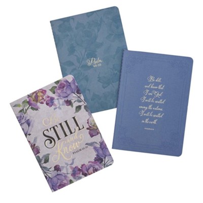Be Still and Know Notebooks, Set of 3  - 