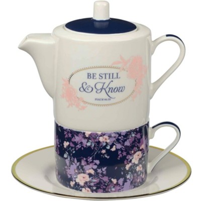 Be Still Ceramic Tea For One  - 