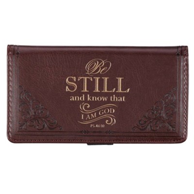 Be Still And Know That I Am God, Checkbook Cover 
