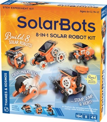SolarBots, 8-in-1 Solar Robot Kit  - 