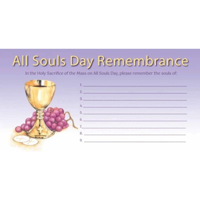 All Soul's Day Offering Envelopes, 100   - 