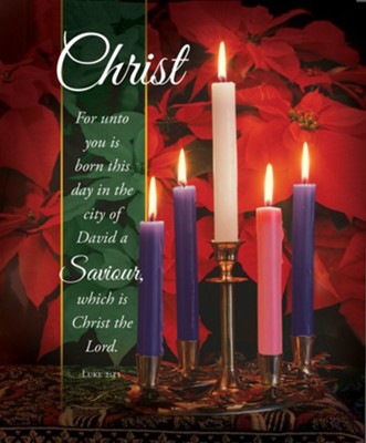 Christ-For Unto You Is Born (Luke 2:11, KJV) Large Bulletins, 100 ...