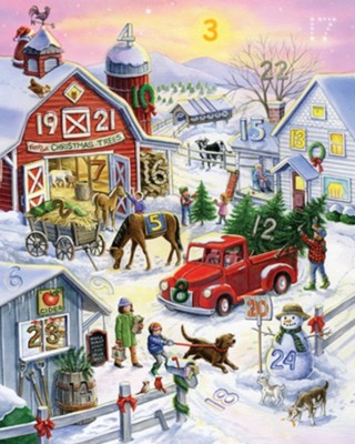 Barnyard Christmas Advent Calendar  -     By: Rose Berlin
