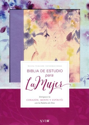 Biblia de Estudio para la Mujer NVI, Lila (Women's Study Bible, Leathersoft Lilac)  - 