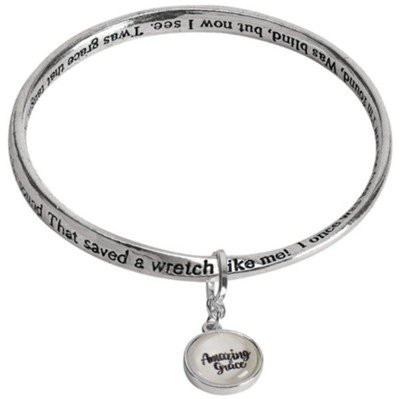 Amazing Grace Mobius Bracelet, Silver Plated  - 