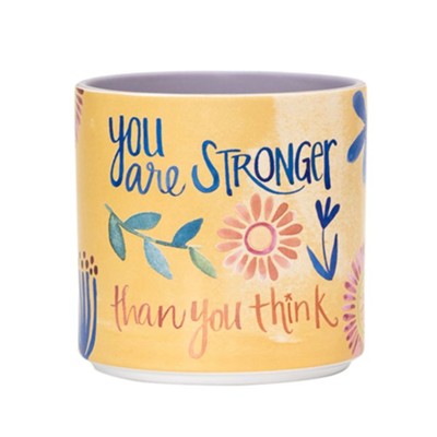 You are Stronger Than You Think Planter, Large  - 