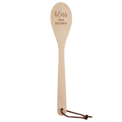 Bless This Kitchen Wooden Spoon  - 
