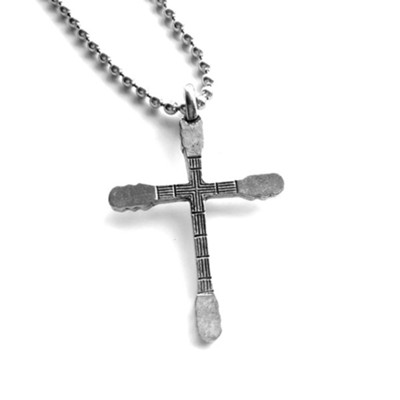 Guitar Neck Cross Pendant, Silver, Ball Chain - Christianbook.com