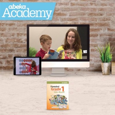 Abeka Academy Grade 1 Full Year Video Instruction - Independent Study (Unaccredited)  - 