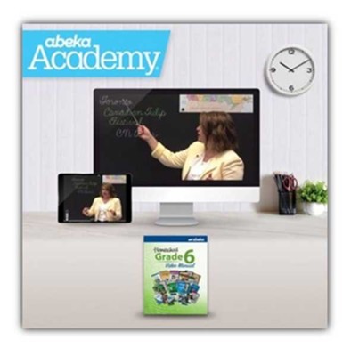 Abeka Academy Grade 6 Full Year Video Instruction - Independent Study (Unaccredited)  - 