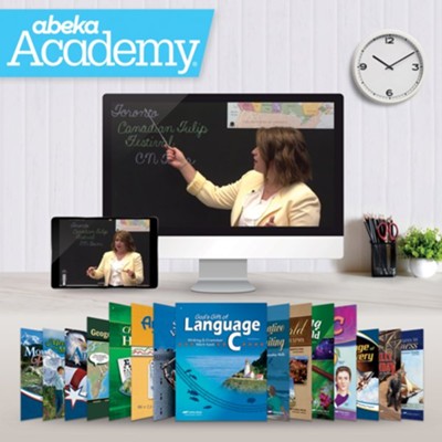 Abeka Academy Grade 6 Full Year Video & Books Enrollment (Accredited)  - 