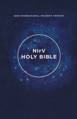 NIrV Outreach Bible--softcover, blue  - 
